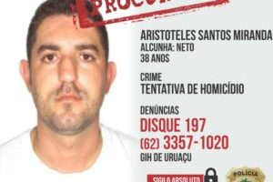Polícia Uruaçu procura por dois investigados de tentativa de homicídio (Foto: Divulgação/Polícia Civil)