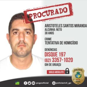 Polícia Uruaçu procura por dois investigados de tentativa de homicídio (Foto: Divulgação/Polícia Civil)