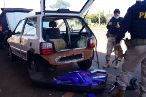 Homem usa família para disfarçar escolta de droga na BR-060, em Rio Verde