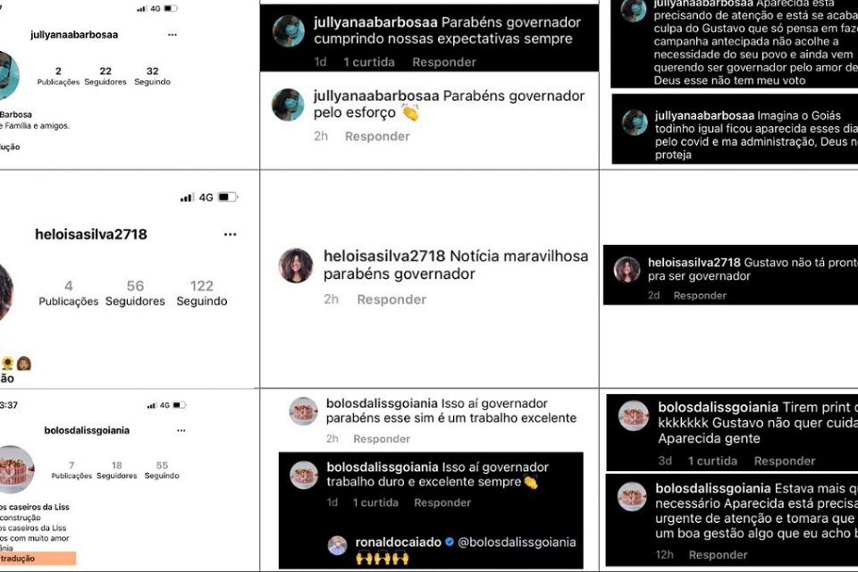Relatório identifica comentários negativos