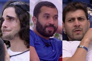BBB 21: Caio, Fiuk ou Gil? Enquetes apontam qual brother deve ser eliminado BBB 21: Fiuk, Gil e Caio estão no Paredão
