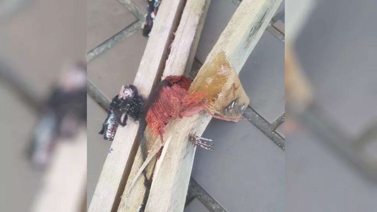 Preso suspeito de agredir a mulher grávida a pauladas, em Anápolis