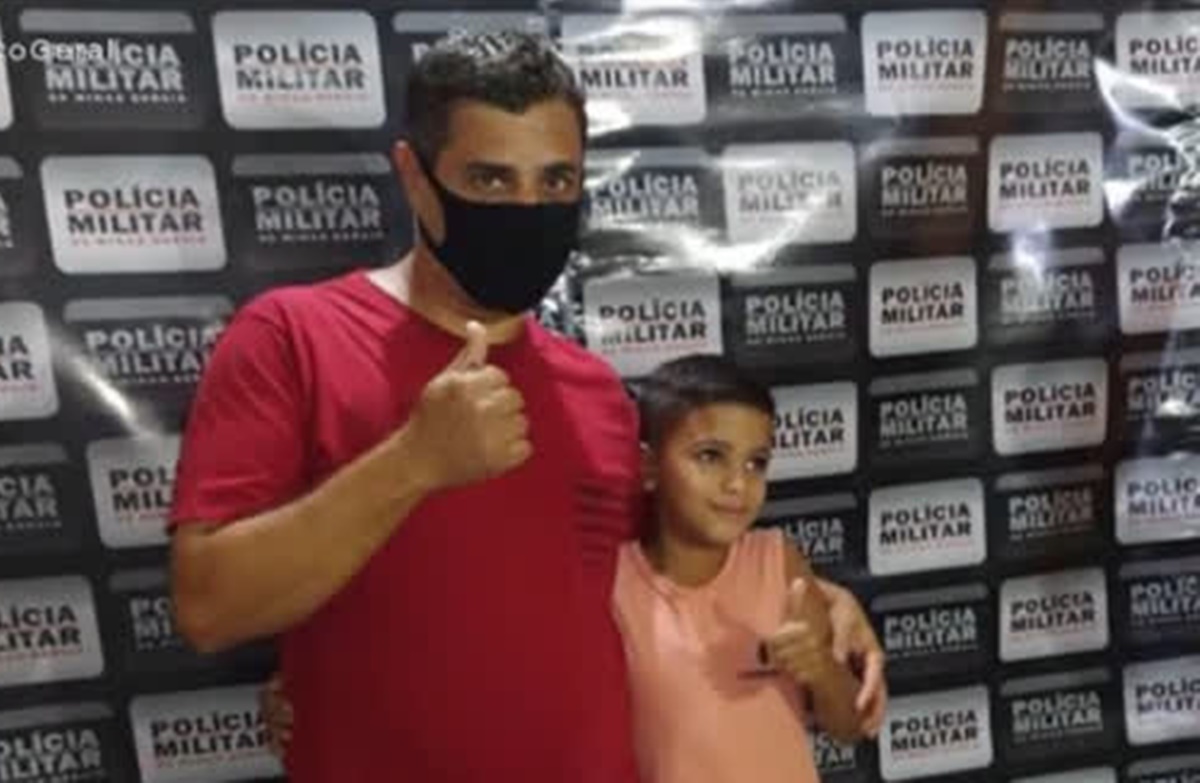 Criança pede ajuda à PM para ter a presença do pai no aniversário; entenda