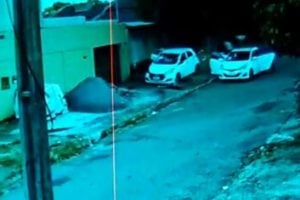 Atropelamento em Goiânia (Foto: Reprodução/CâmeradeSegurança)