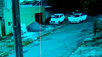 Atropelamento em Goiânia (Foto: Reprodução/CâmeradeSegurança)