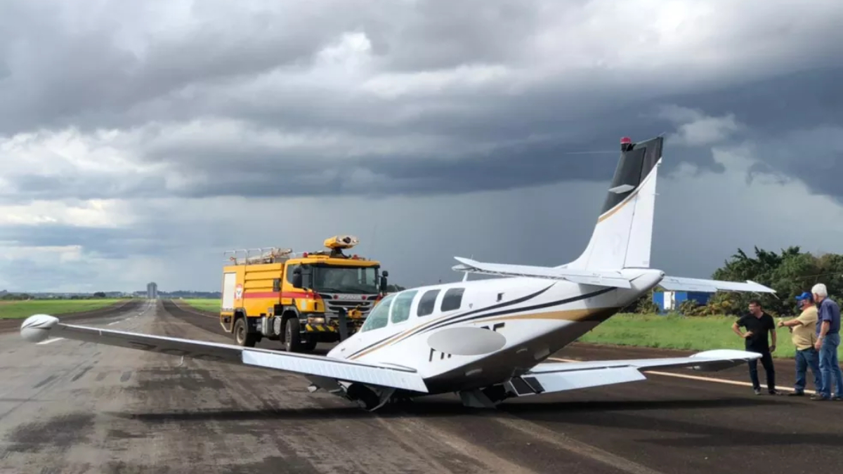 Avião tem pane mecânica e faz pouso de emergência em Rio Verde
