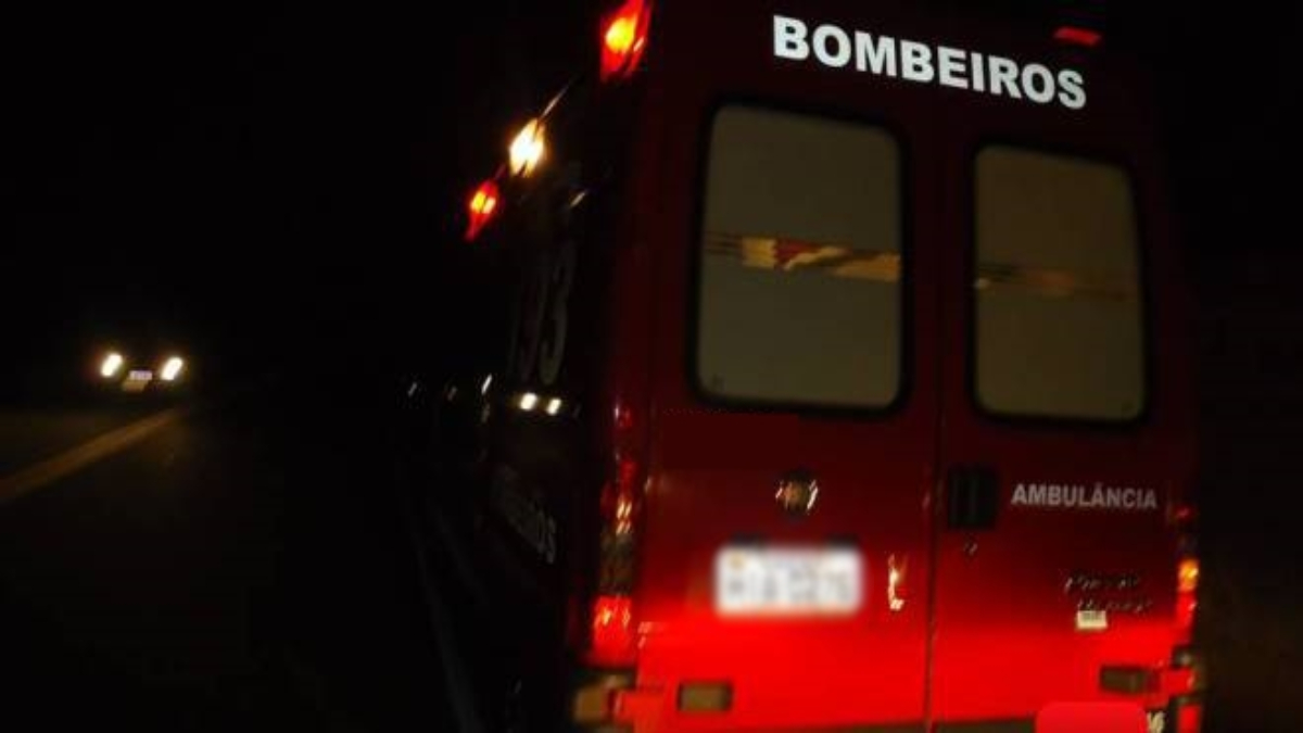 Colisão entre caminhonete e moto provoca incêndio e a morte de homem, na GO-222