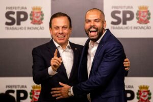 Governador João Doria com o prefeito falecido de São Paulo, Bruno Covas (Foto: Instagram)