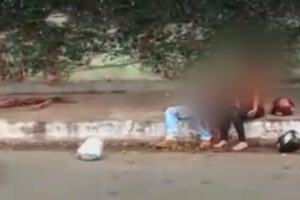 Jovem grávida e namorado são baleados no Residencial Itaipu, em Goiânia. O crime pode ter relação com briga entre torcidas organizadas