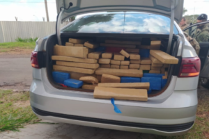 Maconha apreendida pela Polícia Civil do DF e pela Polícia Rodoviária Federal (PRF) em Cocalzinho (Foto: Divulgação)