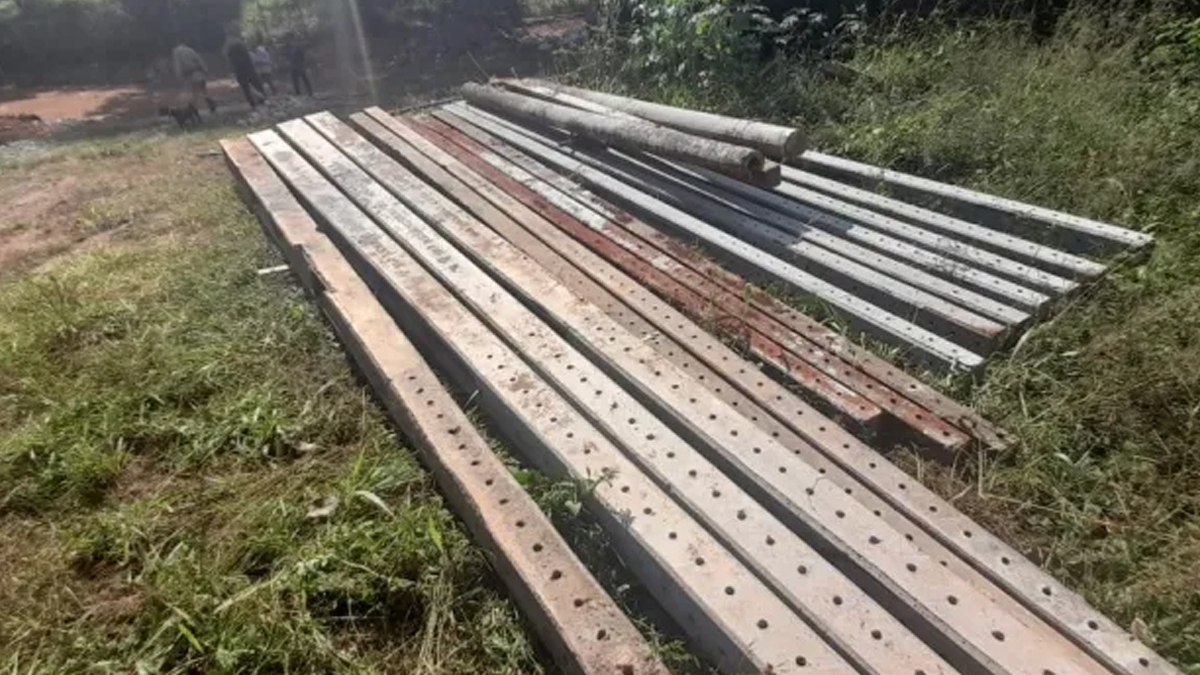 Polícia prende dois suspeitos de furto de postes de energia, em Senador Canedo