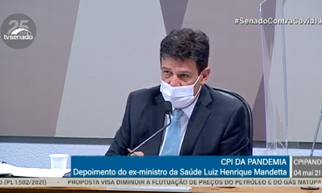 Ex-ministro da Saúde Henrique Mandetta (Foto: Reprodução)