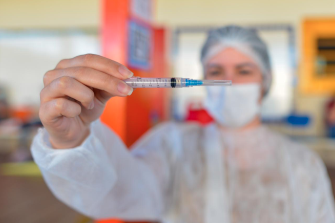 Vacinação contra covid-19 (Foto: Jucimar de Sousa/Mais Goiás)