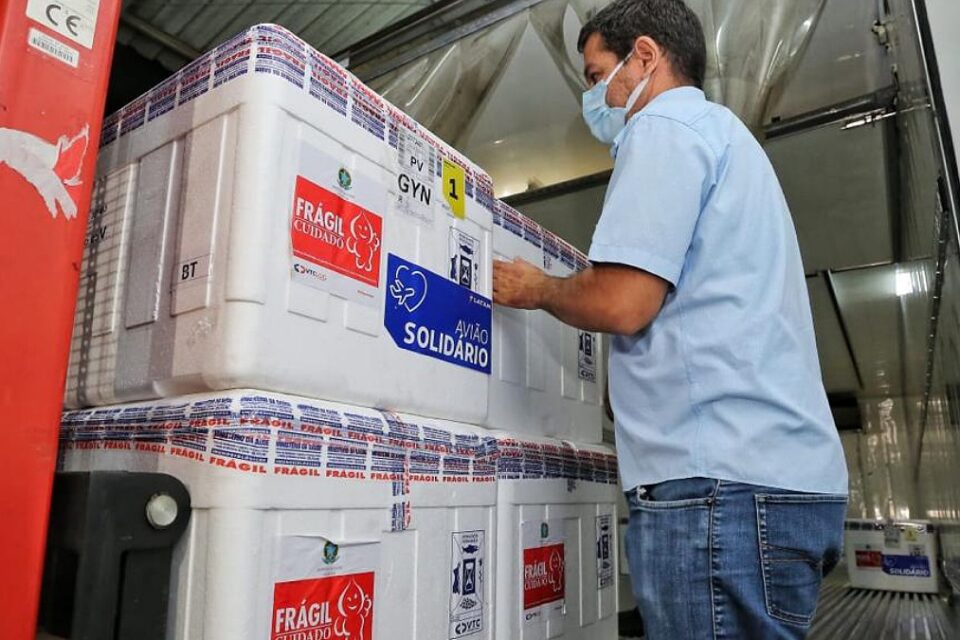 Chegada da vacina contra Covid-19 em Goiás
