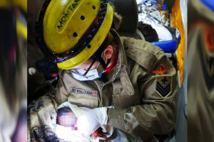 Bombeiros realizam parto de emergência, em Leopoldo de Bulhões