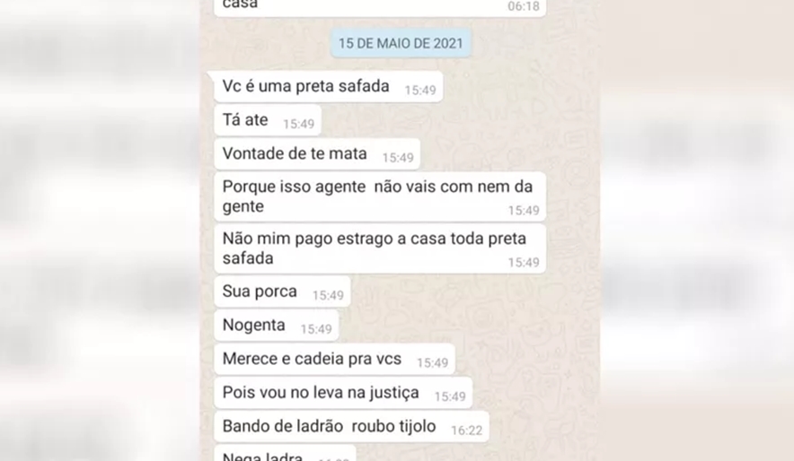 Inquilina denuncia que foi xingada de 'preta safada' e 'macaca' por dono do imóvel em Anápolis