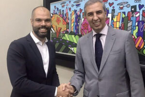 Prefeito de São Paulo, Bruno Covas, e o ex-governador de Goiás José Eliton (Foto: Instagram/PSDB Goiás)
