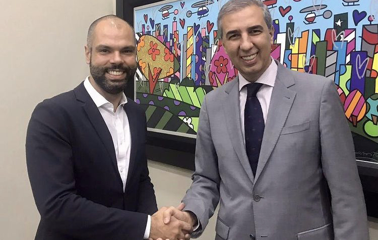 Prefeito de São Paulo, Bruno Covas, e o ex-governador de Goiás José Eliton (Foto: Instagram/PSDB Goiás)