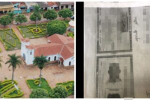 Suspeito foi preso após apresentar documentos falsos para transferência de terras em cartório de Itaguari (Foto: divulgação/PC)