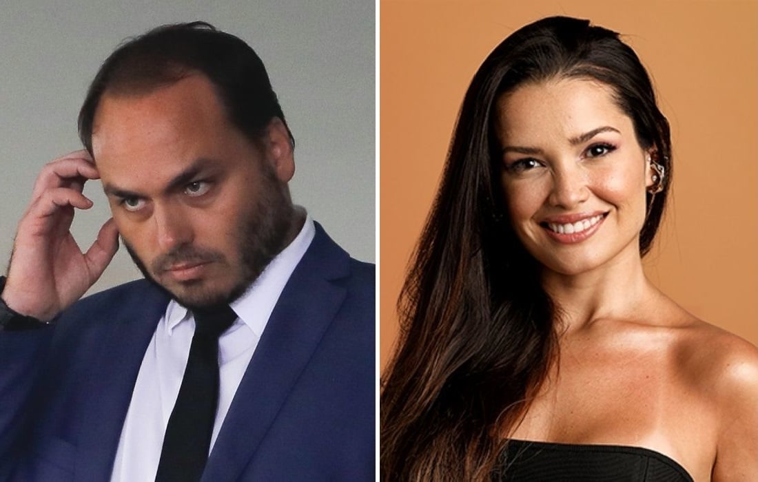 Carlos Bolsonaro indaga se Juliette será presa por 'gesto racista'