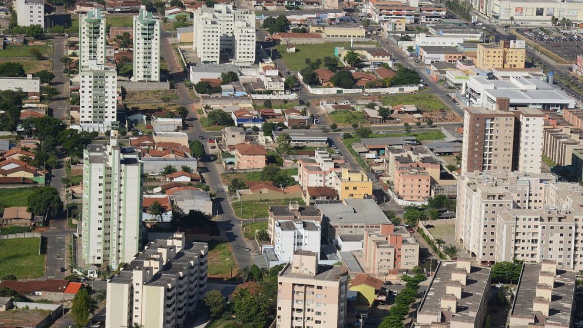 Aparecida de Goiânia vista do alto