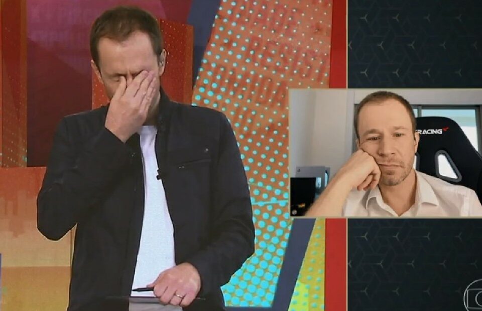 Tiago Leifert chora em reencontro do BBB 21