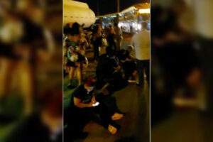 Passageiros acusam motorista de colisão proposital (Foto: leitor/Mais Goiás)