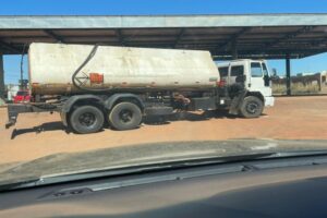 Um motorista de 42 anos foi preso em flagrante suspeito de desviar cargas de massa asfáltica da empresa em que trabalhava, em Aparecida. (Foto: divulgação/Polícia Civil)