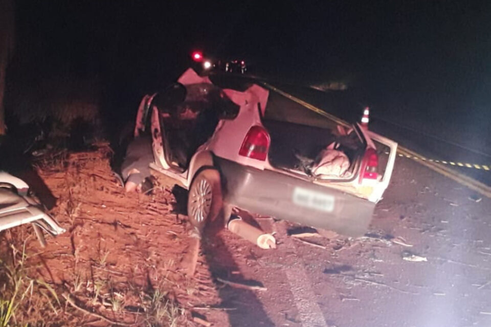 Acidente deixa quatro pessoas mortas na GO-462, no setor Orlando de Morais