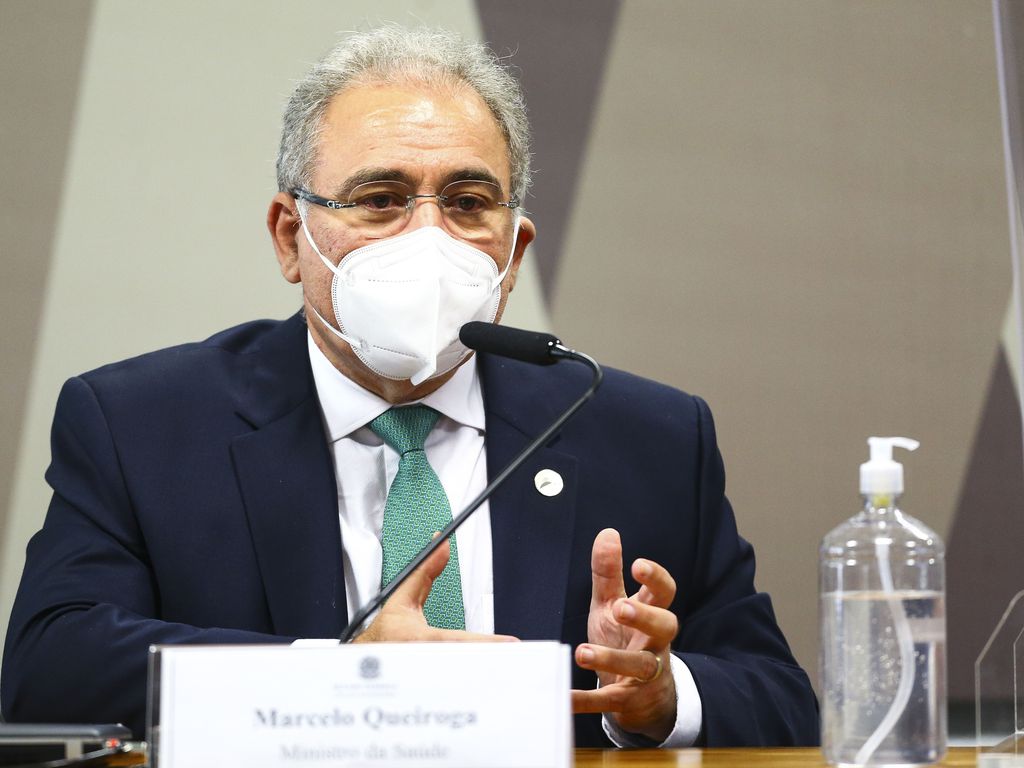 Queiroga lamenta a morte de 500 mil brasileiros pela covid-19 CPI: 'G7' quer antecipar novo depoimento de Queiroga por risco da 3ª onda
