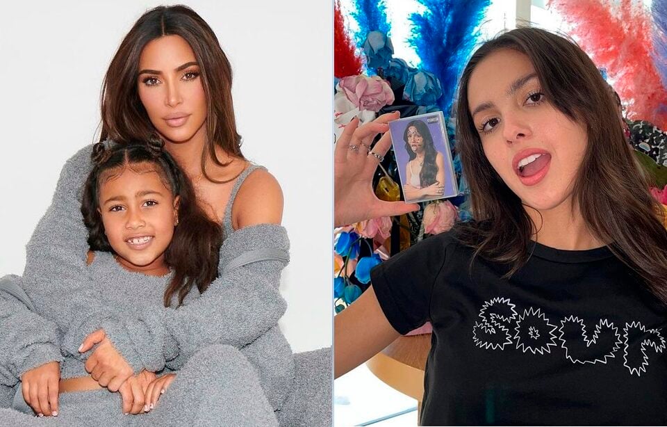 Kim Kardashian ouve Olivia Rodrigo cantora Filha desmente que Kim Kardashian ouve Olivia Rodrigo