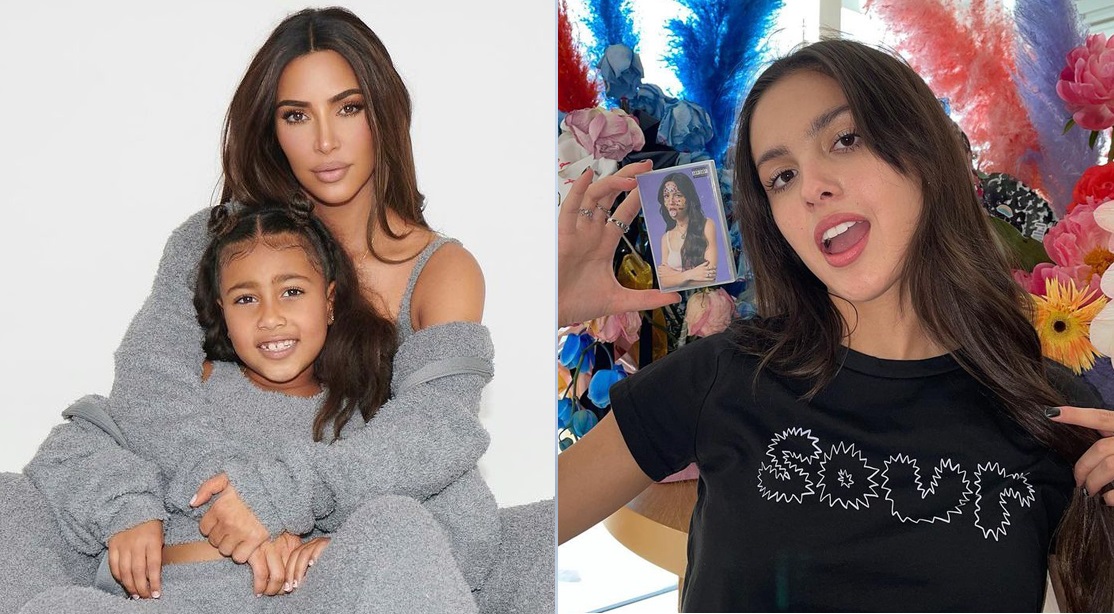 Kim Kardashian ouve Olivia Rodrigo cantora Filha desmente que Kim Kardashian ouve Olivia Rodrigo