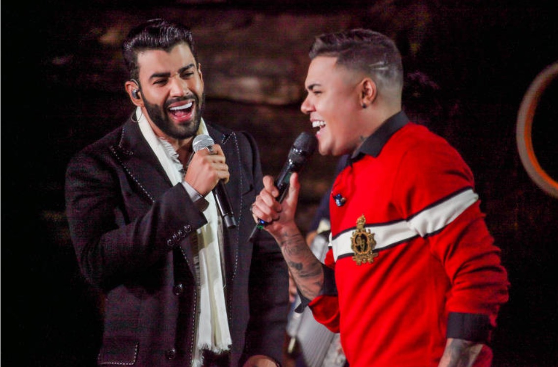 Felipe Araújo grava DVD com Gusttavo Lima e Bruno e Marrone; fotos Bruno e Marrone Gusttavo Lima DVD Felipe Araújo grava DVD com Gusttavo Lima e Bruno e Marrone; fotos