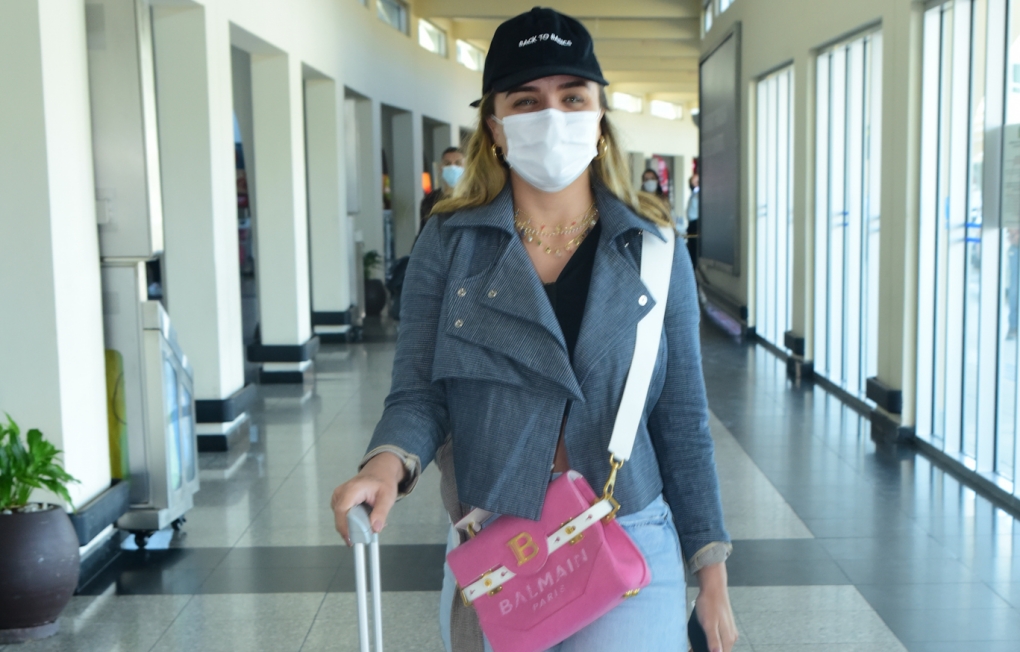 Rafa Kalimann no Aeroporto de Congonhas