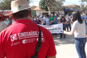 Assembleia do Sindisaúde em Aparecida (Foto: Divulgação)