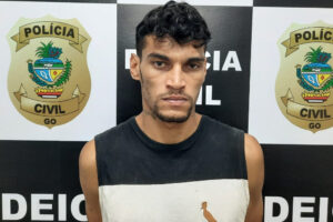 Considerado o homicida mais procurado de Itumbiara, Gilliardy de Sousa Moreira, teria assassinado um desafeto com 13 tiros, em 2019. Foto: Divulgação/PC)