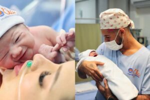 Virgínia Fonseca levou cirurgiões plásticos para a sala de parto