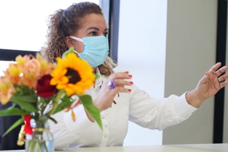 A primeira-dama de Goiânia, Thelma Cruz, receberá a primeira dose da vacina contra a Covid-19, nesta sexta-feira (25). (Foto: Câmara Municipal de Goiânia)