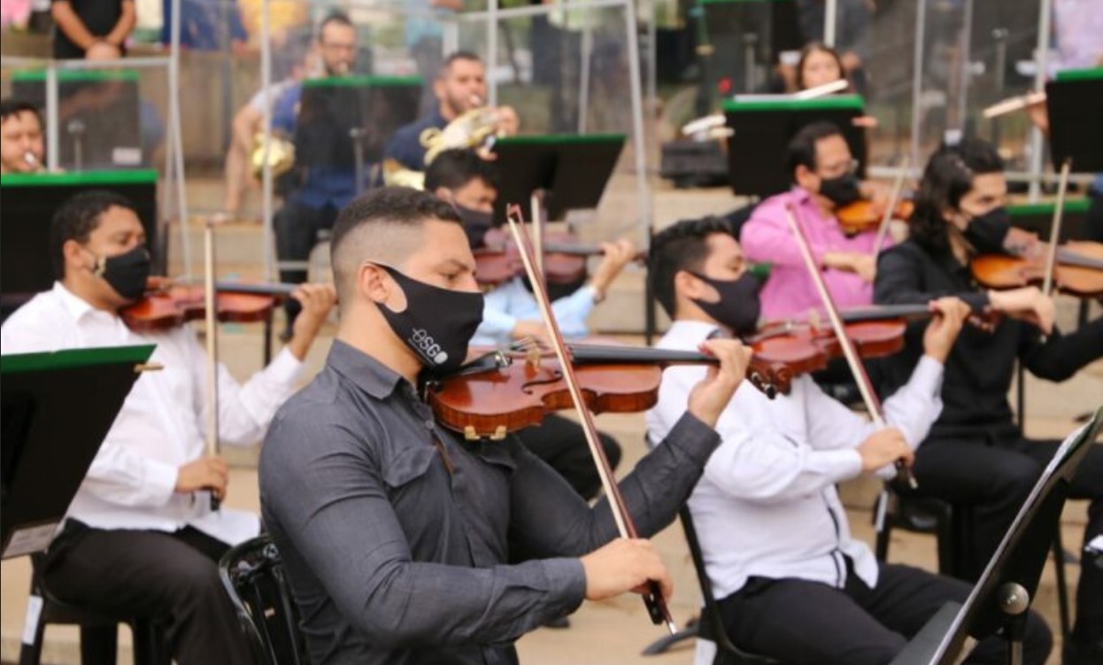 Projto Orquestra na Praça tem início em Goiânia
