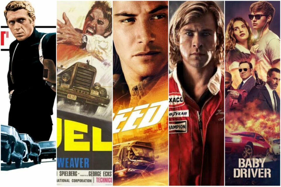 Filmes de carro, velocidade, perseguição