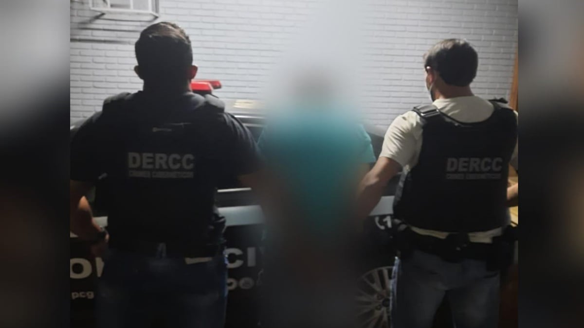 A Polícia Civil prendeu, na manhã de quinta-feira (24), um homem suspeito de praticar estupro virtual contra uma mulher residente em Goiânia. (Foto: Polícia Civil)