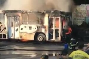 Ataques criminosos no Amazonas (Foto: Reprodução/G1)