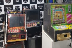 delegacia - Polícia apreende 12 máquinas caça-níqueis em comércios de Itumbiara