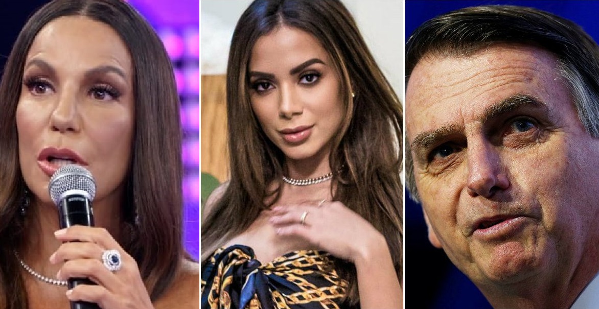 Anitta relaciona mortes por Covid a Bolsonaro; fãs apontam indireta a Ivete Sangalo