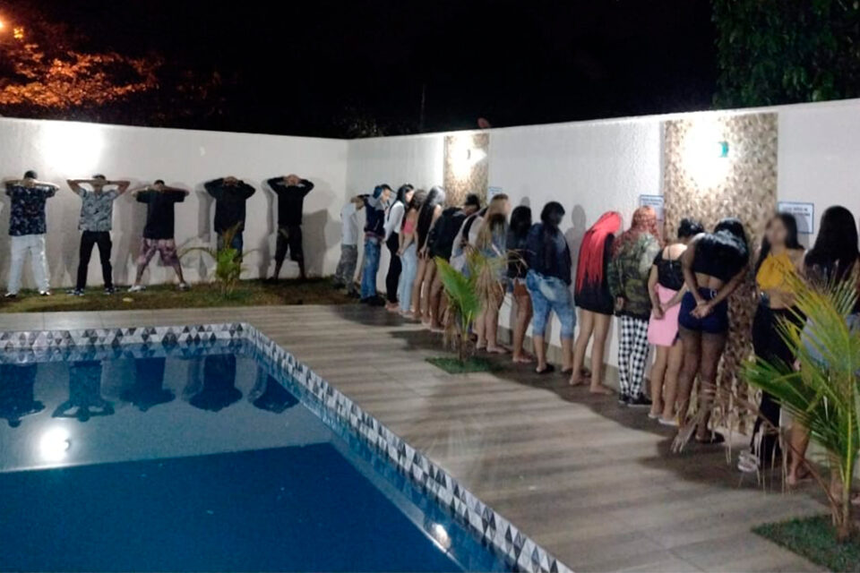 Festa clandestina em Aparecida (Foto: Divulgação/SecomAparecida)