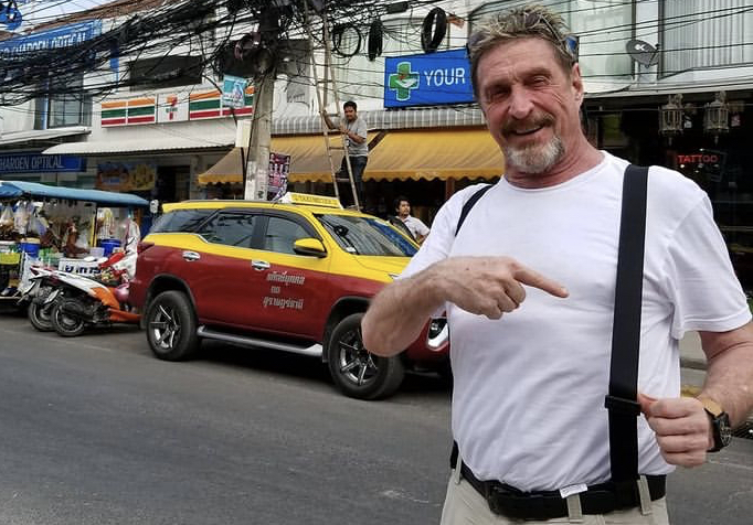 John McAfee, encontrado morto em uma prisão na Espanha (Foto: Instagram)