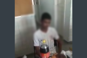 Suspeito foi detido após roubar um aparelho de som. Primeiro pedaço foi para a vítima do roubo