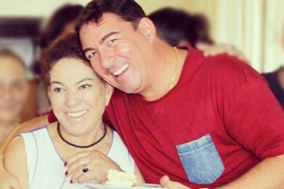 José Vitti e mãe