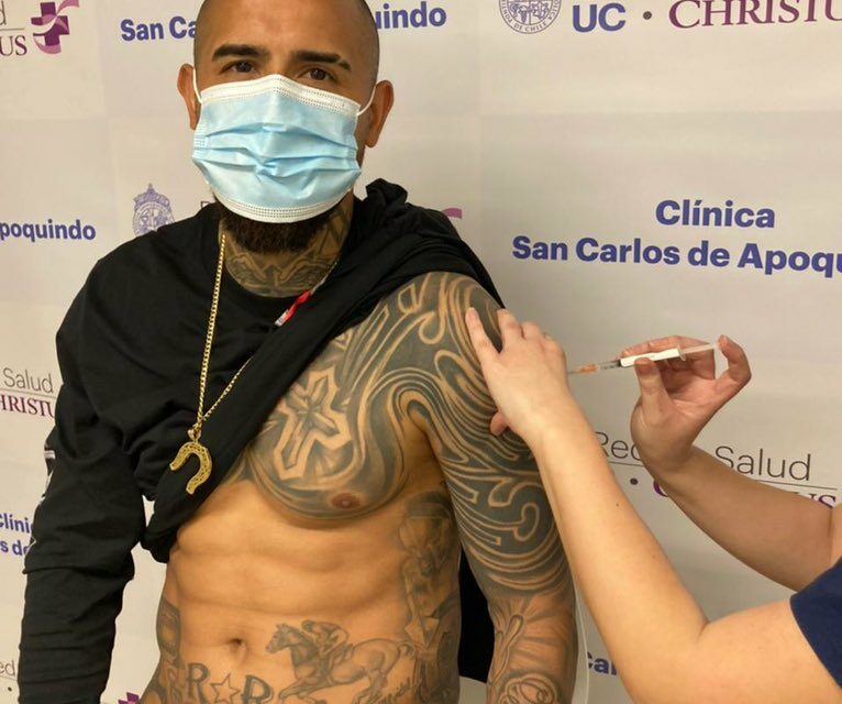 Foto: ReproduçãoTwitter Arturo Vidal