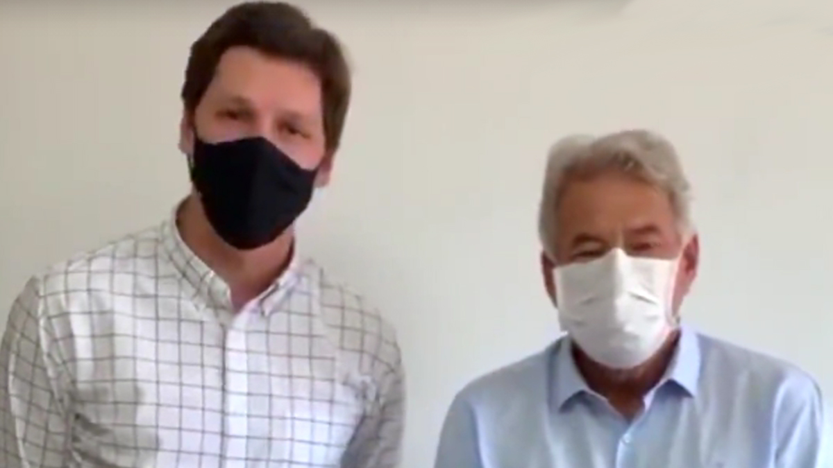 Daniel Vilela anuncia apoio a reeleição de Luiz do Carmo ao Senado